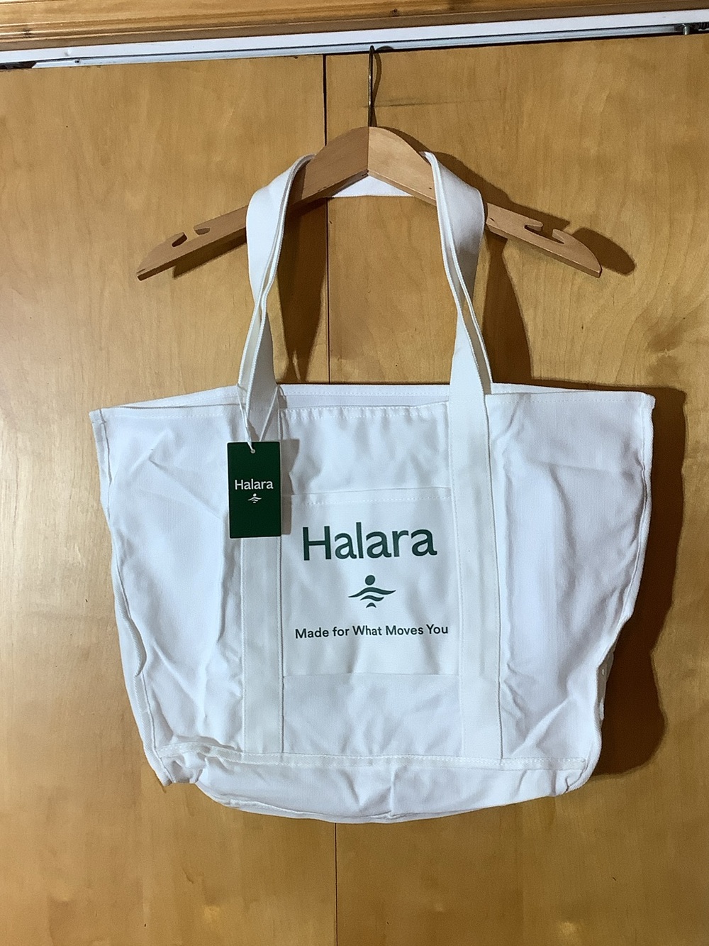 Halara white tote